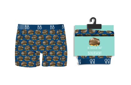 BOXERSHORT BOSSCHE BOL BLAUW - Maat L