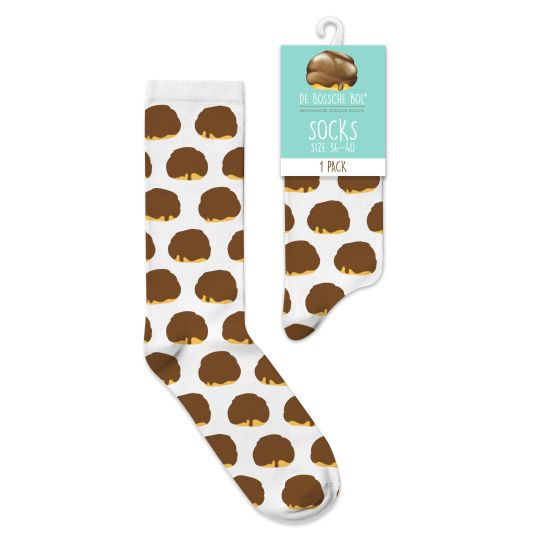 SOKKEN BOSSCHE BOL - WIT Maat 36/40