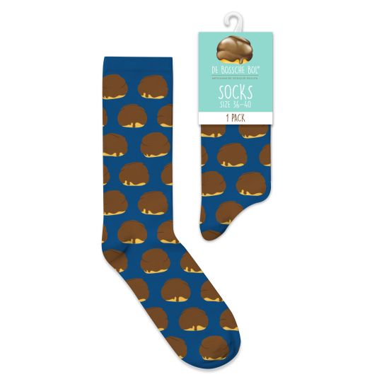 SOKKEN BOSSCHE BOL - DONKERBLAUW Maat 36/40