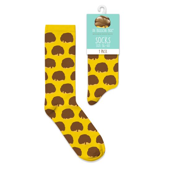 SOKKEN BOSSCHE BOL - GEEL  Maat 36/40