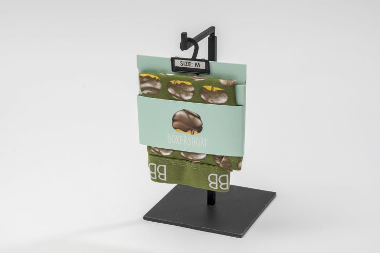 BOXERSHORT BOSSCHE BOL OLIJFGROEN - Maat M